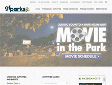 Tablet Screenshot of gfparks.org